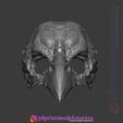 Raven_Skull_Helmet_05.jpg Raven Skull Mask Costume Cosplay Halloween Helmet