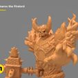 ragnaros-orange-render.519.jpg Archivo 3D Lámpara del Señor del Fuego - Ragnaros・Design para impresora 3D para descargar