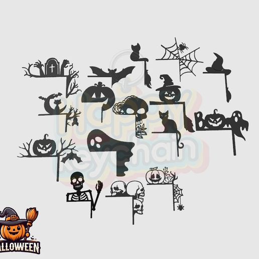 Halloween Door Corner Decoration 🎃(16 Models)
