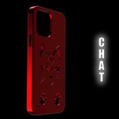 coque_iphone_chat.jpg Case Iphone 13 PRO MAX CHAT