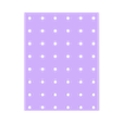 pegboard - build plate 220x220.stl Expositor giratório de cavalete
