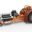 1.jpg 3D file Diecast Pulling tractor with V12 and V8 engines Scale 1:25・3D printer design to download