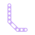 Lego_Technic_Double_Angular_Beam_3X5_45.stl LegoTechnic: Double Angular Beam Customizable