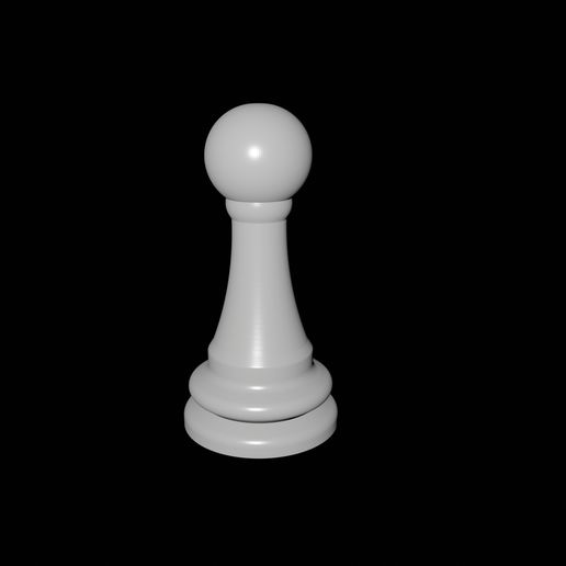 Minimalist Chess Pawn Design 5– High Quality 3D Printable STL