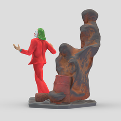 joker_low_poly_pbr_realistic_3d_printable-6.png Archivo STL Joker impresión 3D・Diseño de impresión en 3D para descargar