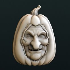 1.jpg Archivo STL gratis Calabaza de Halloween・Diseño por impresión en 3D para descargar