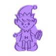 Elfo M.stl Elf Boy Cookie Cutter