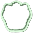 Contorno.png Dog 3 50mm cookie cutter