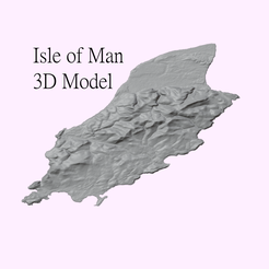 iom.png STL file Isle of Man Topographic Model - 3D Printer and CNC STL File・3D printable model to download