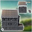 3.jpg Abandoned medieval house with wooden planks on windows (13) - Medieval Gothic Feudal Old Archaic Saga 28mm 15mm RPG
