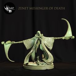 ee ZENET MESSENGER OF DEATH nN Retr i Файл 3D Зенет Вестник смерти・Модель 3D-принтера для скачивания
