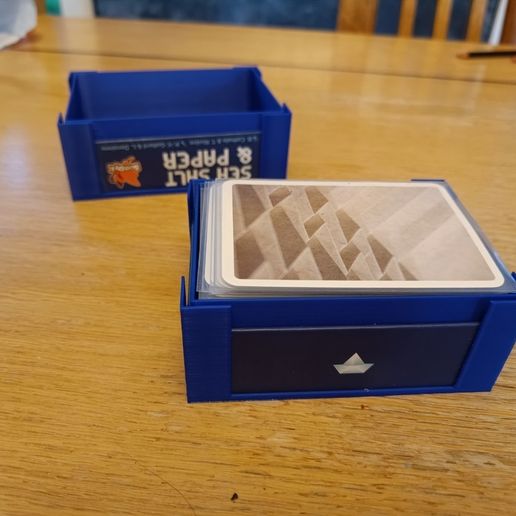 Sea salt and paper box replacement for sleeved cards - compatible  extensionFree 3D File for Cults