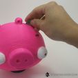 3.jpg Free STL file 3D printing for Charity- Angry Birds Piggy Bank・3D printable design to download