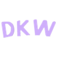DKW.stl DKW emblem