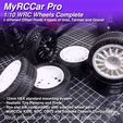 MRCC_WRC_Wheels_MAIN_2048x2048_C3D.jpg STL-Datei MyRCCar Komplettes On-Road RC Car COMBO, 1967 Mustang Karosserie mit KIDS Chassis, Räder, Stoßdämpfer, HEX und Motorritzel・3D-Druck-Idee zum Herunterladen