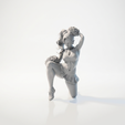 Sexy-Cheerleader_Photo1.png Athletic Cheerleader Figurine Female Figure 3D Printable