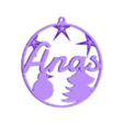 Anas v4.stl CHRISTMAS DECORATIONS FIRST NAME Anas
