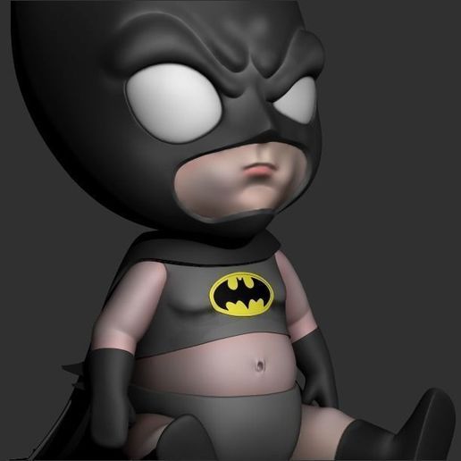 👶 Mean Baby Batman for 3D printing・ 3D File for 3D printing・Cults