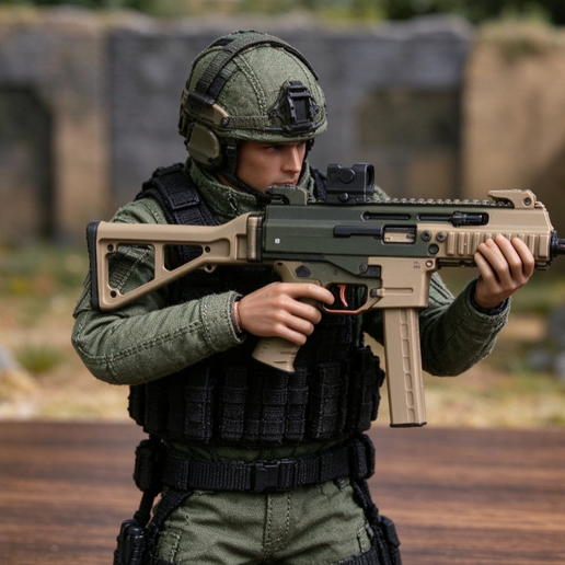 447-mzz-South African R2 Rifle-Digital Model