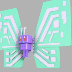butterfly v1.png Free STL file (pokemon quest) Butterfree(gigantamax)・3D printable model to download, lovecocoa0411