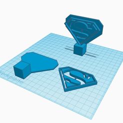 SuperMan.jpg Free 3D file Super Man Trophy・Design to download and 3D print