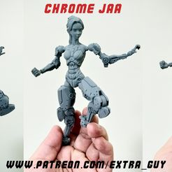 Chrome_Jaa_printed_05.jpg Файл 3D Chrome Jaa 3D print Over 100mm・3D-печатная модель для загрузки