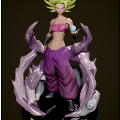 redo_01_Viewport_013a.png Datei STL Caulifla de Dragon Ball・Modell für 3D-Druck zum herunterladen