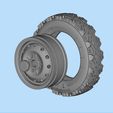 11.jpg STL printable Tire and Rims for Lada Niva  3D print
