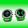 sa0015.png Ben 10 Omnitrix - Samsung Galaxy Watch 3 (Print Model)