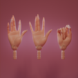 Render_1.png Long Nail Hand #1 for Barbies/FR