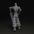 2.png Archivo STL gratis Urtod - Mercenario nubio - Escultura estilo anime / manga・Modelo para descargar y imprimir en 3D