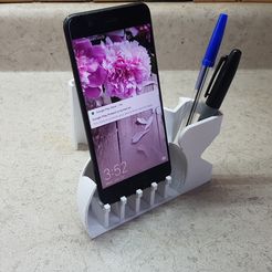 IMG_20221026_124119.jpg Fichier STL Phone support amplifier,support telephone avec amplificateur・Design à télécharger et à imprimer en 3D
