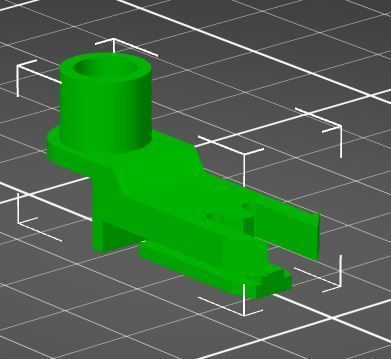 BOSH freezer door retention stop - 3D model önizlemesi