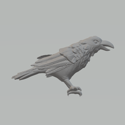 1.png Fichier STL Modèle 3D de corbeau Modèle d'impression 3D・Objet pour impression 3D à télécharger