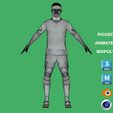 Partey_11.jpg 3D Rigged Thomas Partey Arsenal 2024