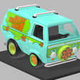 1,1.png Mystery Machine Scale auto from Scooby-Doo! Normal version and Drag Racing version
