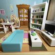IMG_3629.jpg 🛋️ Ultimate Living Room Complete Furniture Set for 15cm Barbies