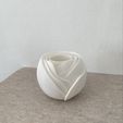 IMG_9665.jpeg Vase -rose- STL file, 3D model for 3D printing modern aesthetic vase decoration for living room floor vase artificial flowers vase gift