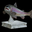 Rainbow-trout-trophy-3.png rainbow trout / Oncorhynchus mykiss fish in motion trophy statue detailed texture for 3d printing