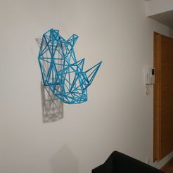 IMG_20200929_201319.jpg RHINO 3D puzzle - Wall wireframe figure