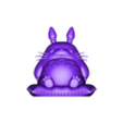 TOTORO 1.obj Totoro dormant sur un oreiller - Chibi 3D Print Model (Fanart)