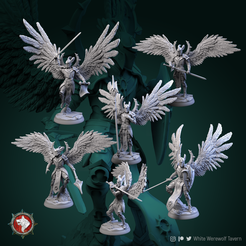 inst_Celestial-Knights.png Fichier 3D Chevaliers célestes set 6 figurines 32mm pré-supposé・Plan pour impression 3D à télécharger