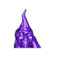 Horn_skull.stl Plague deamon cauldron