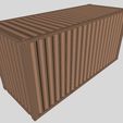 04.jpg High Cube 20 ft 6 meters shipping container printable in 0 scale