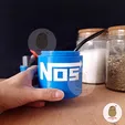 5.webp Mate Nitro Botella NOS - 2 En 1 - Mate con dispenser de azucar