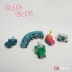 CuteCarsAligator7.jpg Fichier 3D Cute Cars - Toute la collection・Plan pour imprimante 3D à télécharger, KT3Dprint