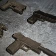 20201207_103158.jpg Pistol Core Collection 1:12 Action Figure Handgun Accessories Includes 8 handguns
