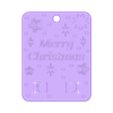 NTLMNC010.stl 🎅 Christmas Money Card holder - by AM-MEDIA (money card, Christmas gift, Money gift, Christmas Cash gift, Teen gift, Christmas gadget)