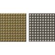 3D-P2-02.JPG Chocolat squares pattern 3d panel 3D print model