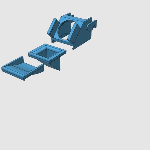 Monoprice Select Mini ABS and PLA air duct 3D model